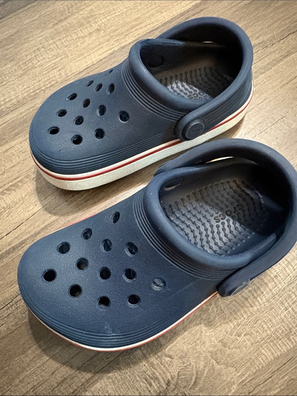 3 Toddler Size 7 Shoes - Adidas Bubble Comfy, Crocs, Native - Picture 6 of 12